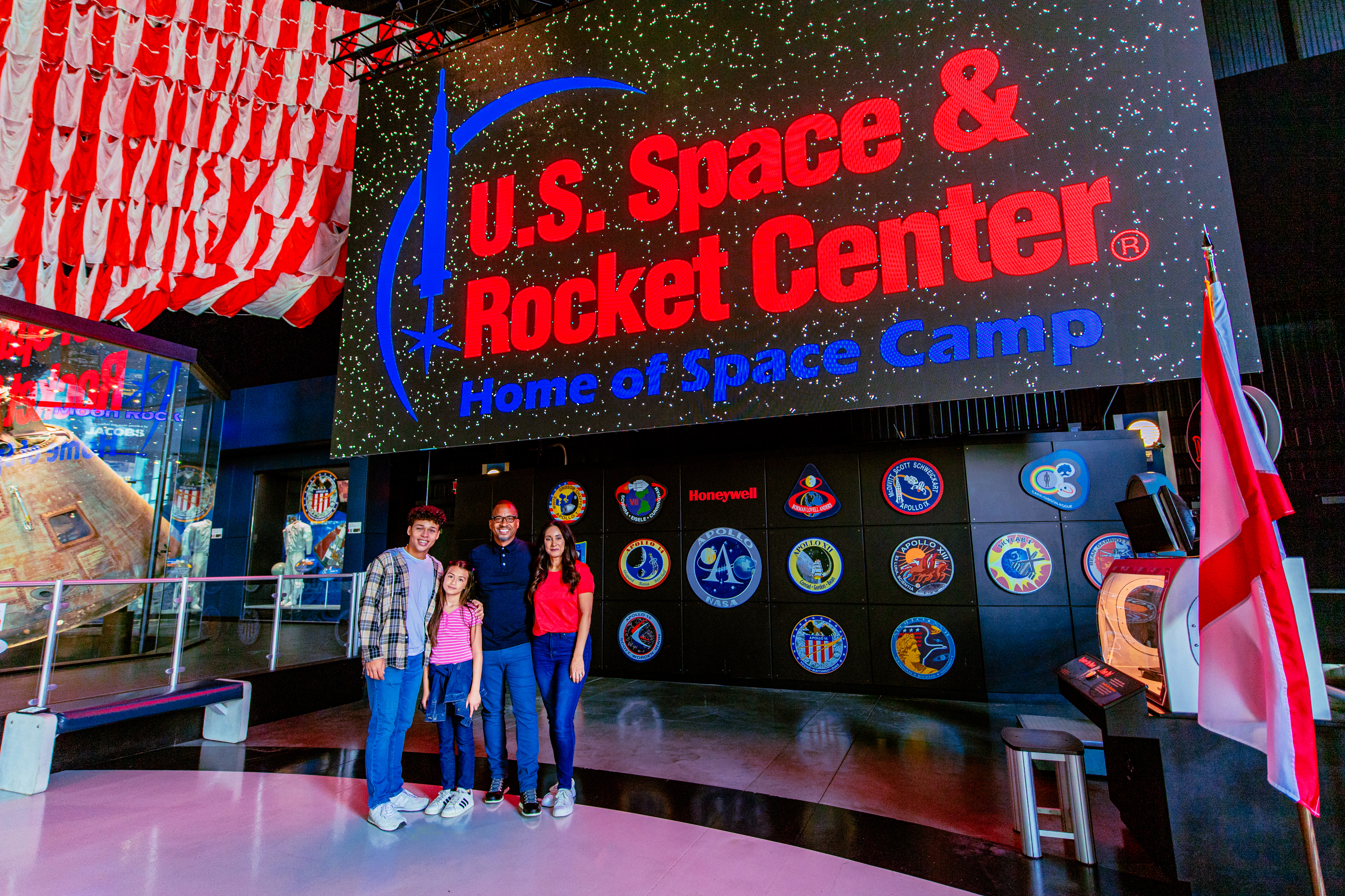 Family enjoying the Davidson Center